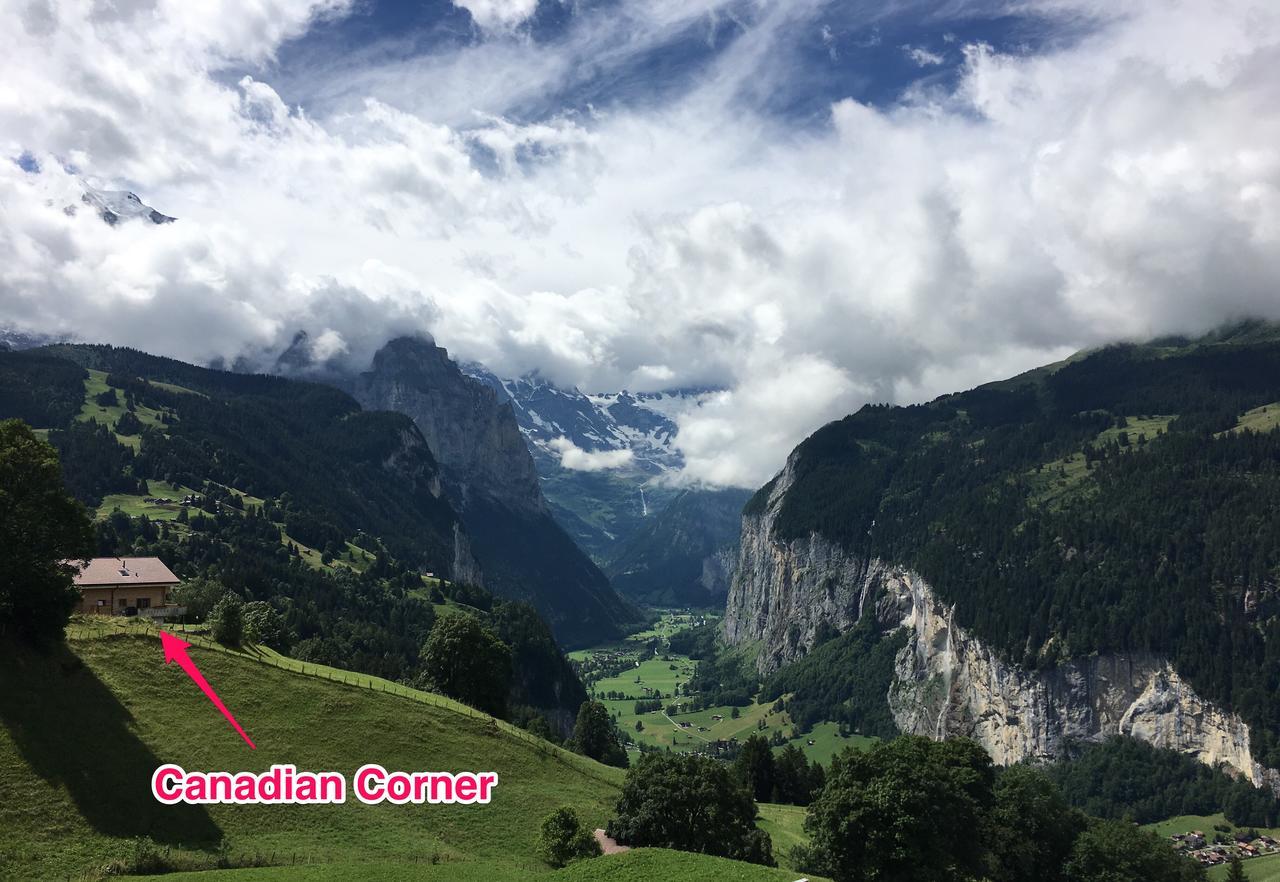 Chalet Canadian Corner Wengen Exterior photo