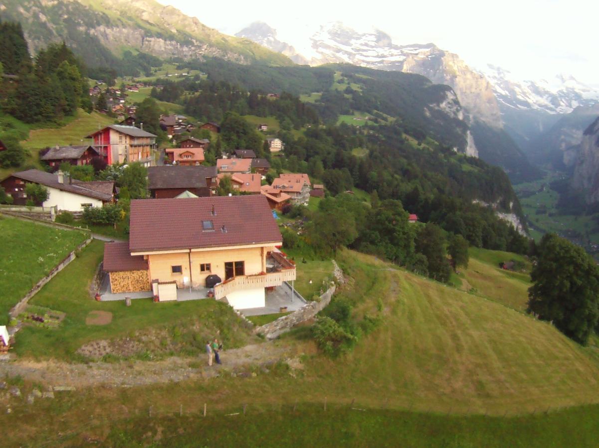Chalet Canadian Corner Wengen Exterior photo